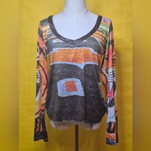 Cincinnati Bengals Colorful Graphic Women's Crop Top